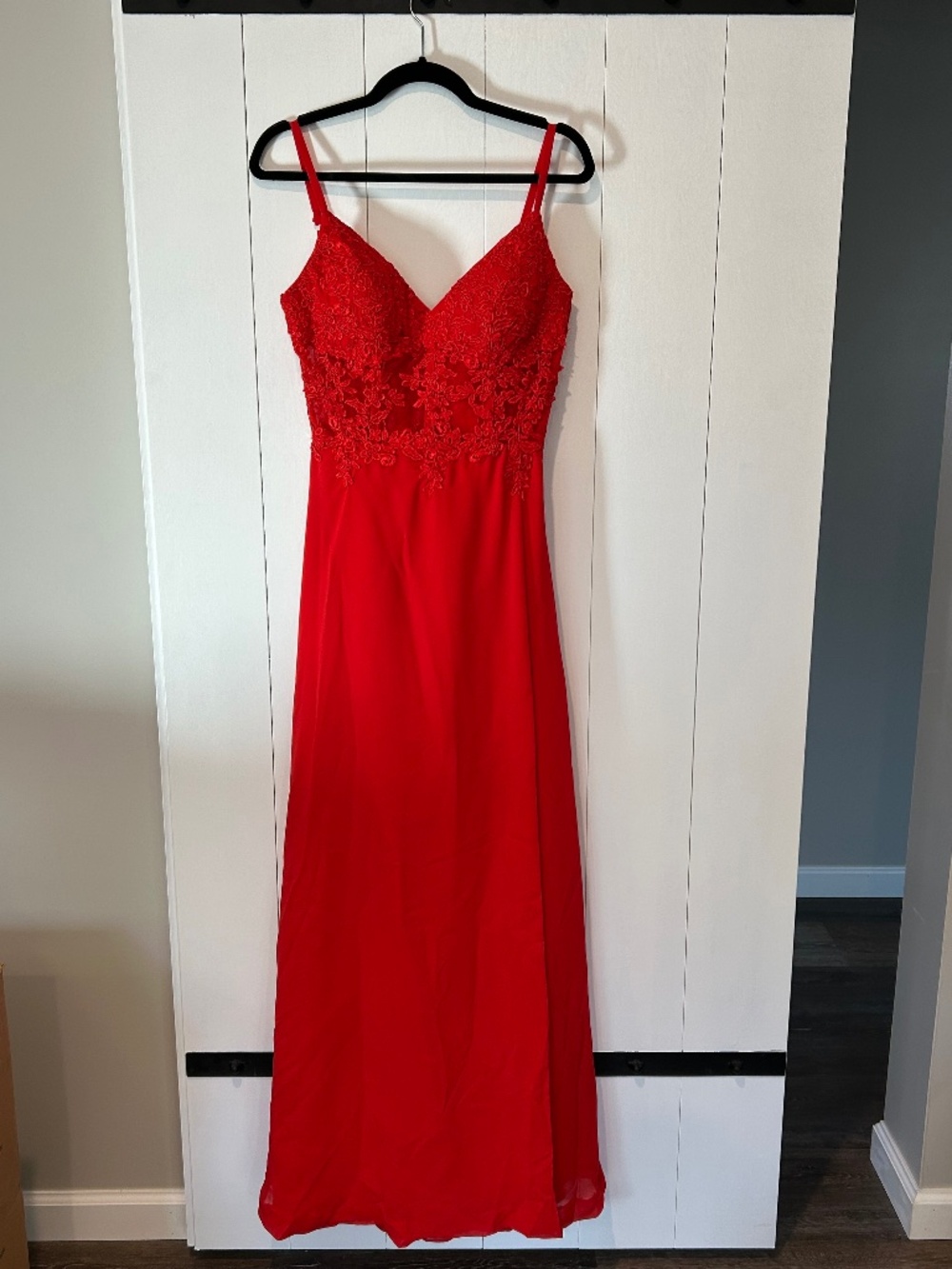 Red Corset Formal Dress